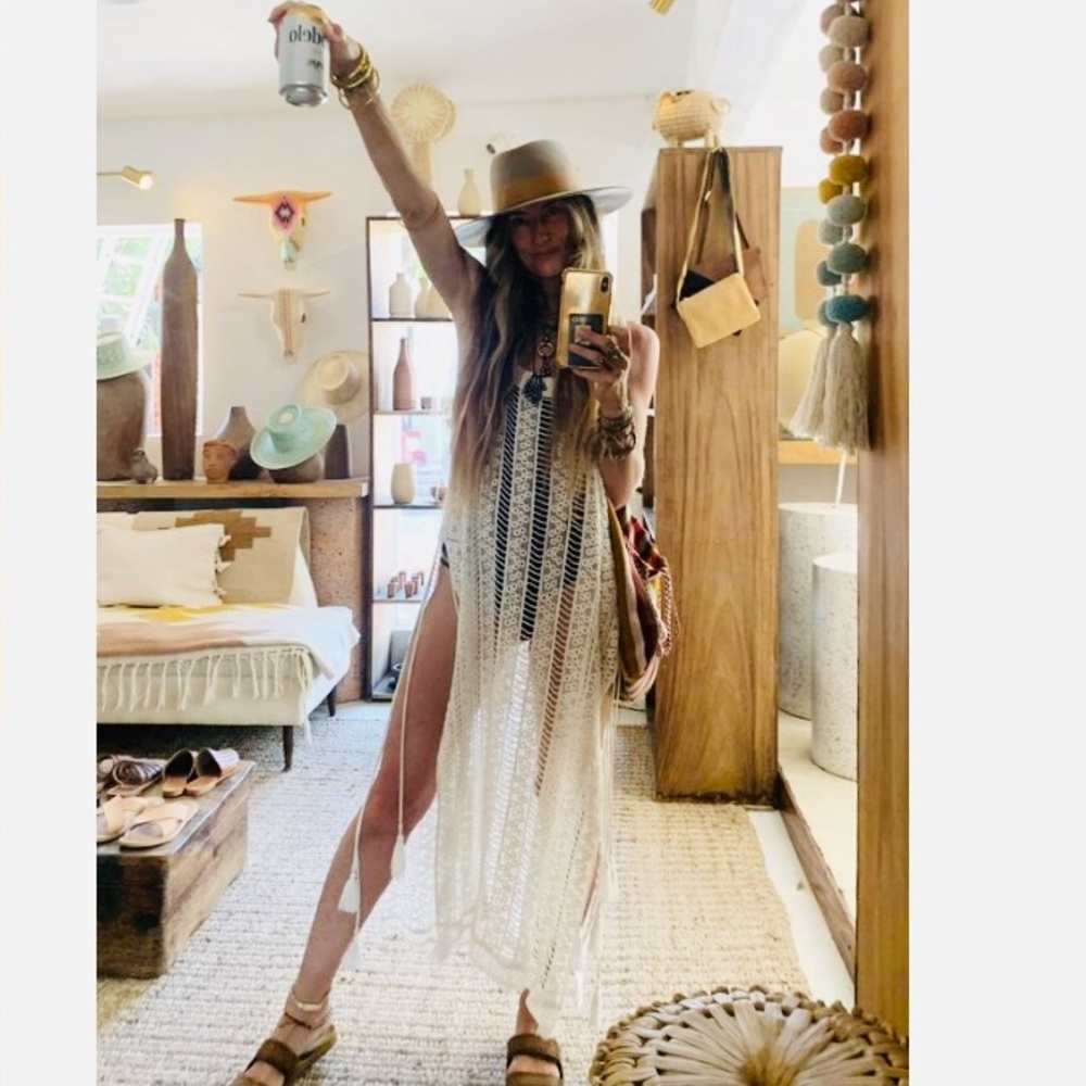 Vista Cover-Up/Dress (Naturale Lace) - Size Small